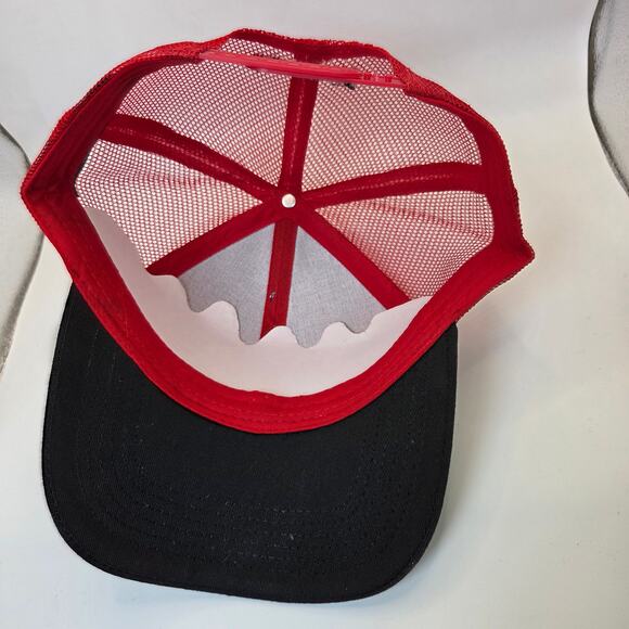Bacardi Trucker Hat Mesh Snapback Black Red Bat Logo Marca De Fabrica 2021 OSFA - Picture 7 of 10